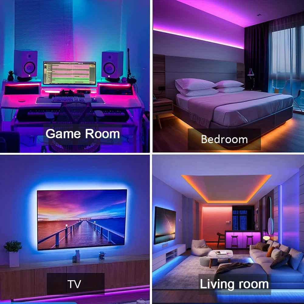 RGB LED Strip Lights (10M) – Transform Your Room Instantly
